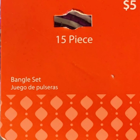 Clear Ball Ornaments 15 Piece Bangle Bracelets Blue Purple Black Lot 3 Sparkle - Picture 4 of 10